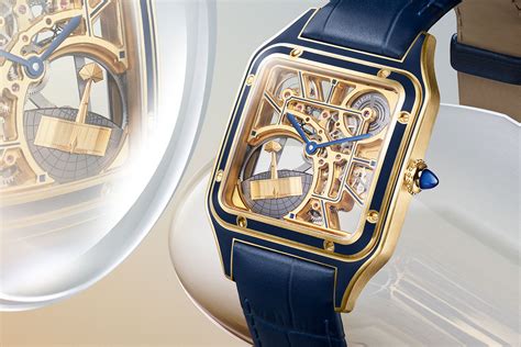 cartier santos dumont gold|cartier santos dumont skeleton price.